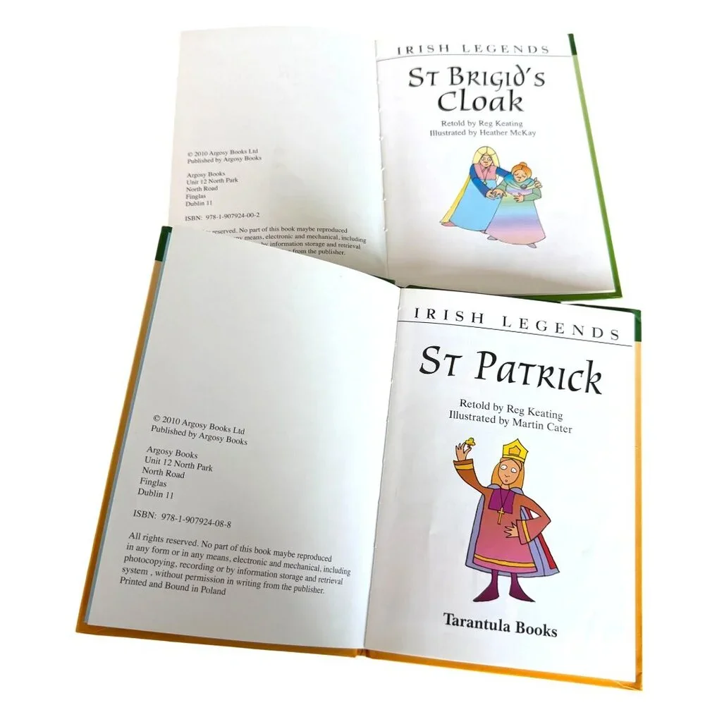 Irish Legends St Patrick Brigids Cloak Book Set Tarantula Childrens Folk History